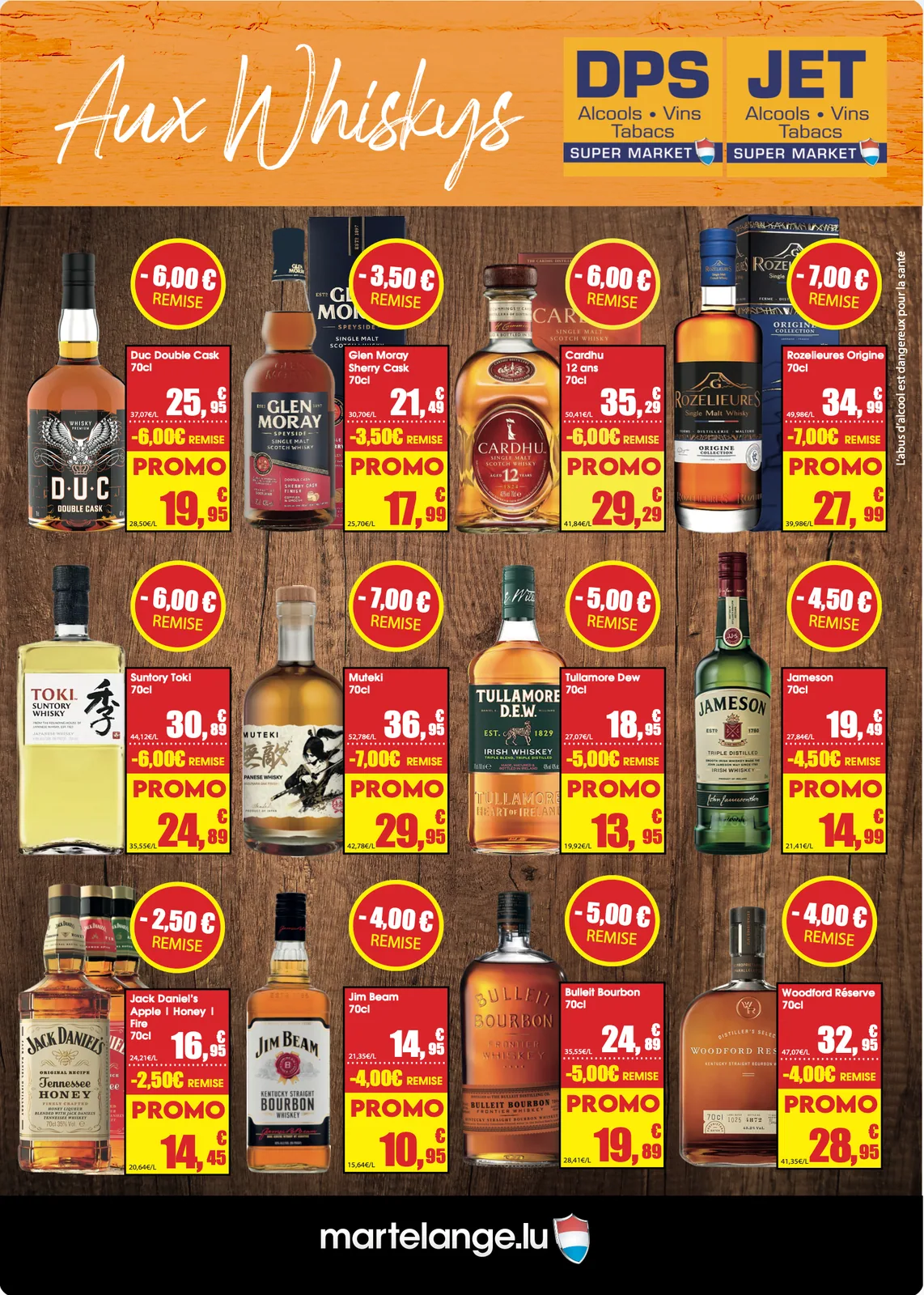 Folder DPS / JET « Foire aux Whiskys », page complète (3/4)