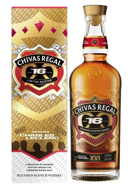 Chivas Regal 16 ans Edition Charles Leclerc 70 cl · étui